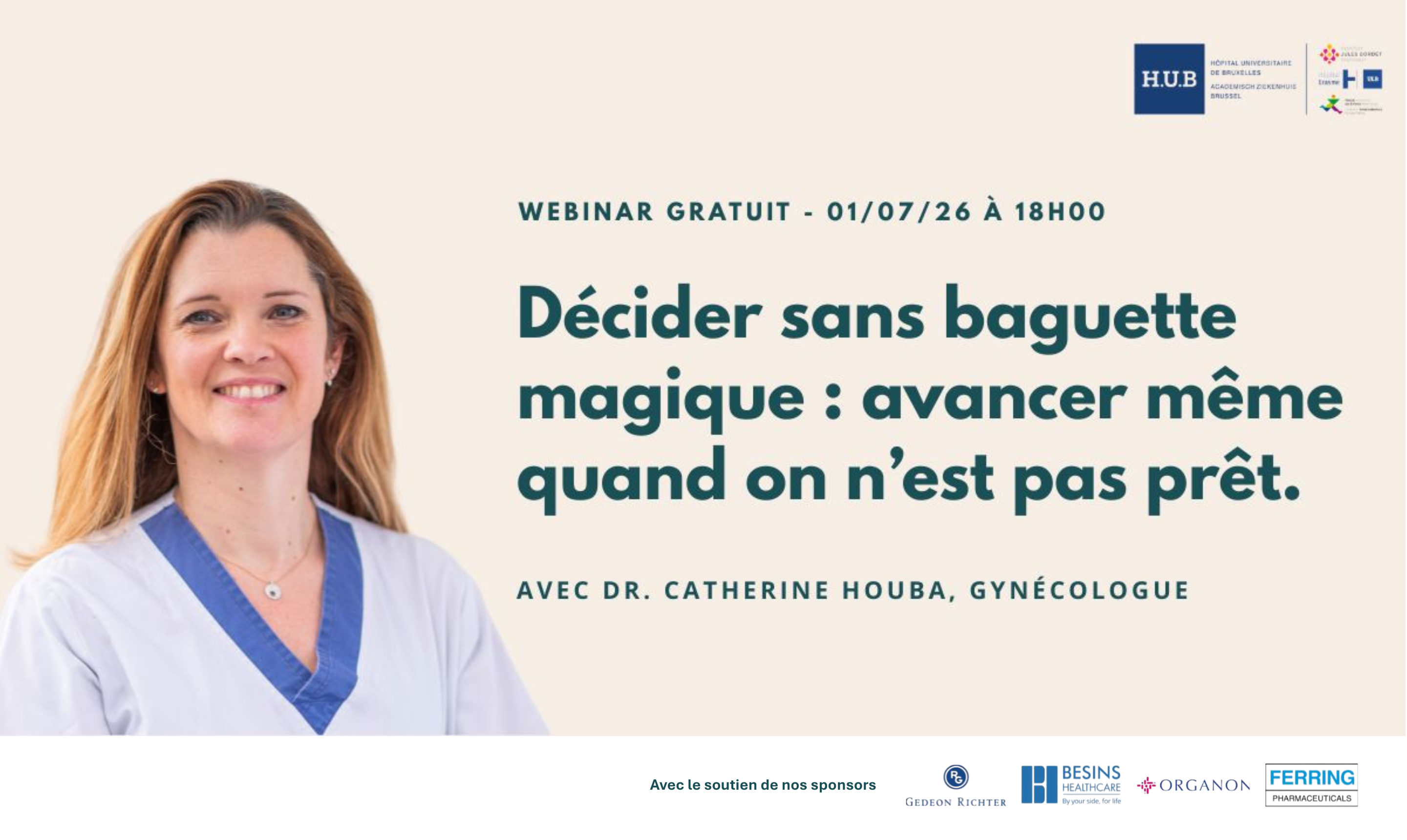 Webinar - Catherine Houba - 1er juillet 2026 - Clinique de Fertilité