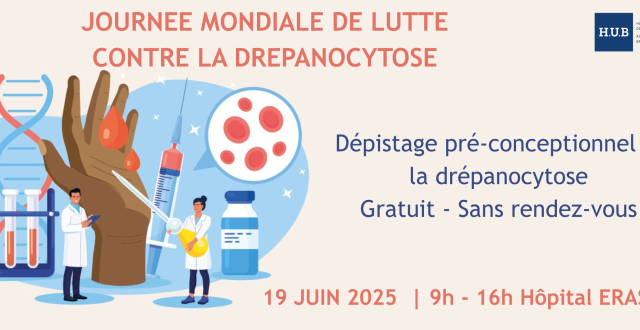 Journée mondiale drépanocytose Erasme HUDERF Bruxelles Belgique19 juin 2025