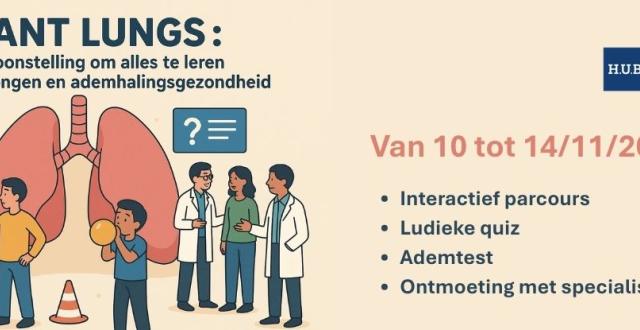 Giant Lungs De interactieve Tentoonstelling over longen bij het H.U.B
