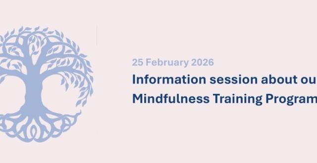 Information session about our Mindfulness Training Program - Brussels University Hospital