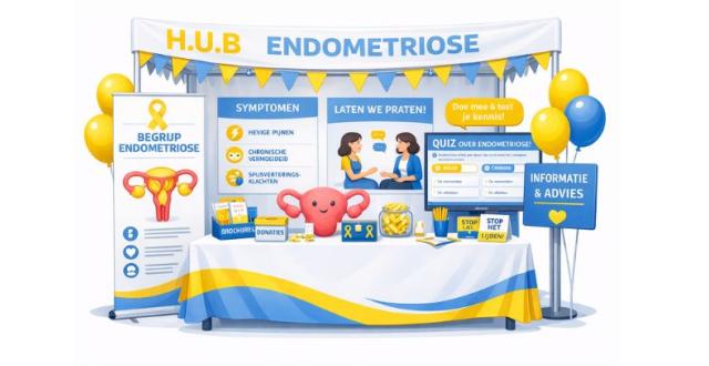 Endometriose zonder filter - Infostand - Erasmeziekenhuis - 26 maart 2026