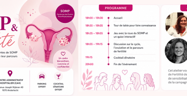 Atelier SOMP et Fertilité - 24 juin 2026 à Anderlecht - Hôpital Erasme H.U.B