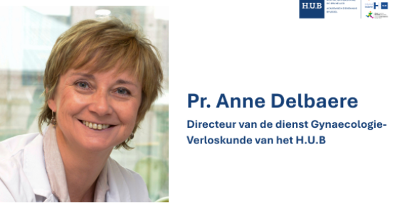 Symposium MBV - Erasme Ziekenhuis H.U.B - Juni 2026 - Sprekers - Pr. Anne Delbaere, Directeur van de Gynaecologie-Verloskunde Dienst van het H.U.B