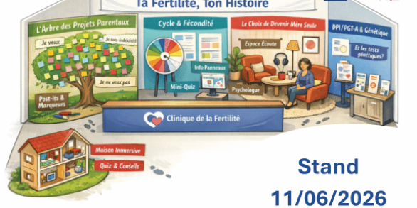 Ta Fertilité, Ton Histoire - Stand d'information et de sensibilisation à la fertilité et aux approches personnalisées en PMA proposées à l'H.U.B- 11 juin 2026 - Hôpital Erasme
