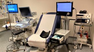 Salle d'Hystéroscopie ambulatoire  - Clinique du Saignement - Hôpital Universitaire de Bruxelles