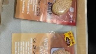 biscuits cerveau - Journée AVC octobre 2024 - Hôpital Erasme
