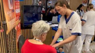 test tension - Journée AVC octobre 2024 - Hôpital Erasme