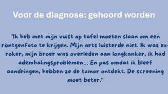 Longkanker - diagnose en behandeling - Getuigenissen van patiënten - Academisch Ziekenhuis Brussel