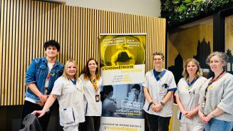 Stand de sensibilisation à l'endométriose - Hôpital Erasme - H.U.B