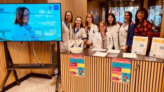 Stand de sensibilisation à l'endométriose - Hôpital Erasme - H.U.B
