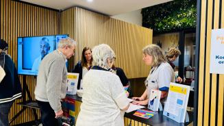 Stand de sensibilisation à l'endométriose - Hôpital Erasme - H.U.B