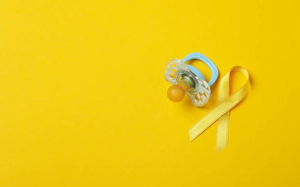 tétine, ruban jaune, journée mondiale de l'endométriose